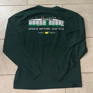 Masters Augusta National Golf Club Long Sleeve T-Shirt Green 2023